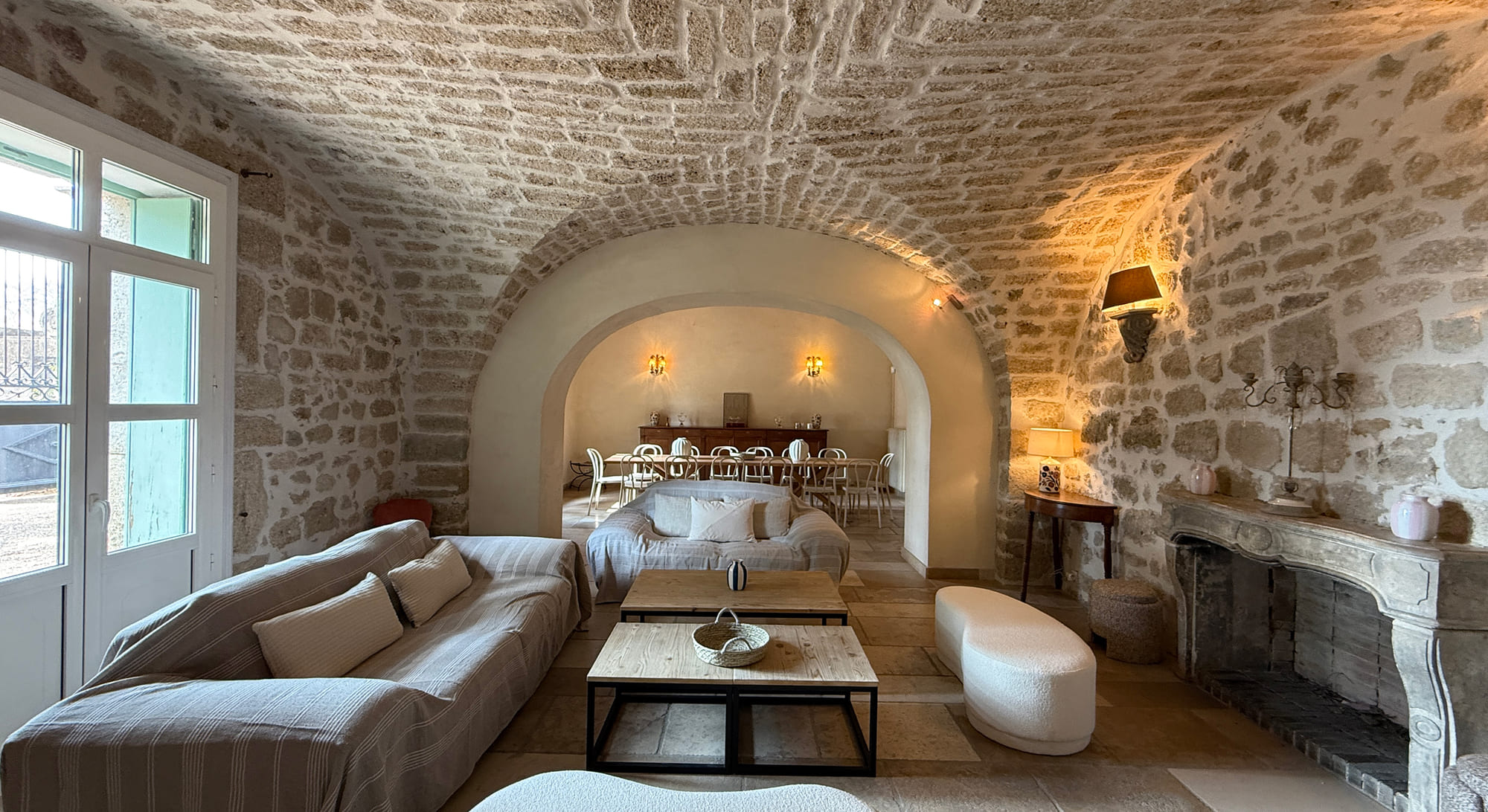 Intérieur de la Bastide du Domaine de la Clapière
